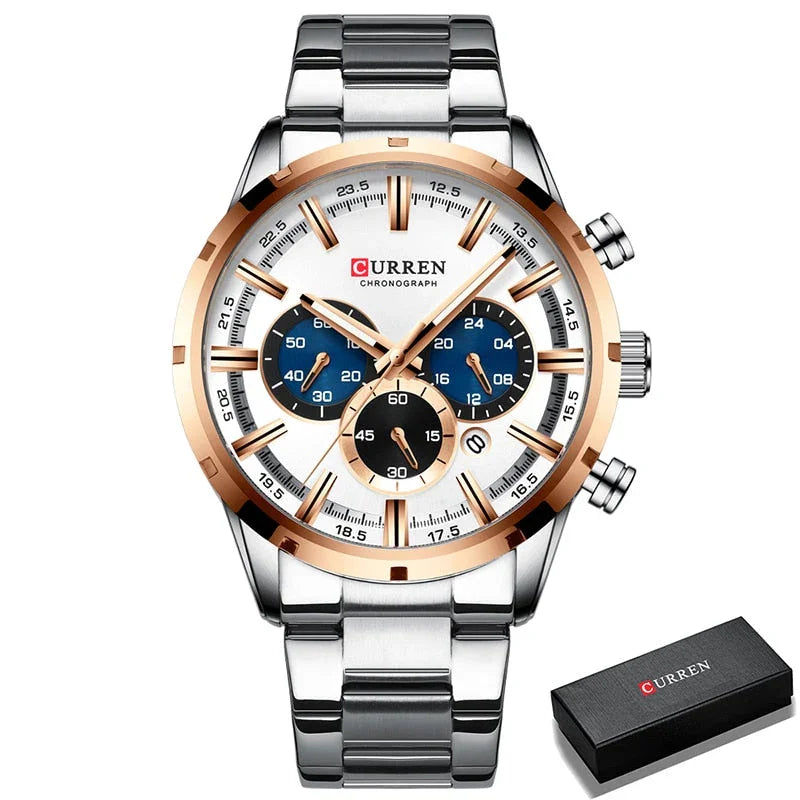 Relógio Masculino Curren + Caixa Brinde – Simplesmente irresistível