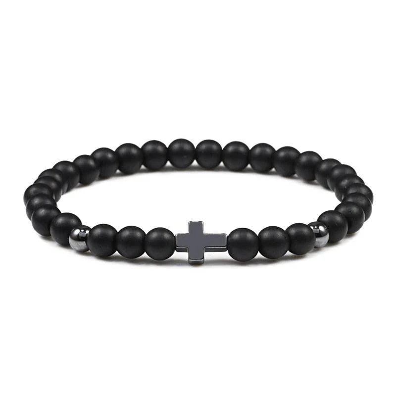 Pulsera de piedra hematita - Sagrada