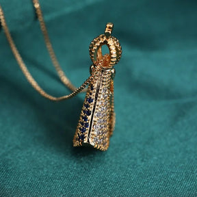 Colar de Nossa Senhora em Cristal de Zircônia