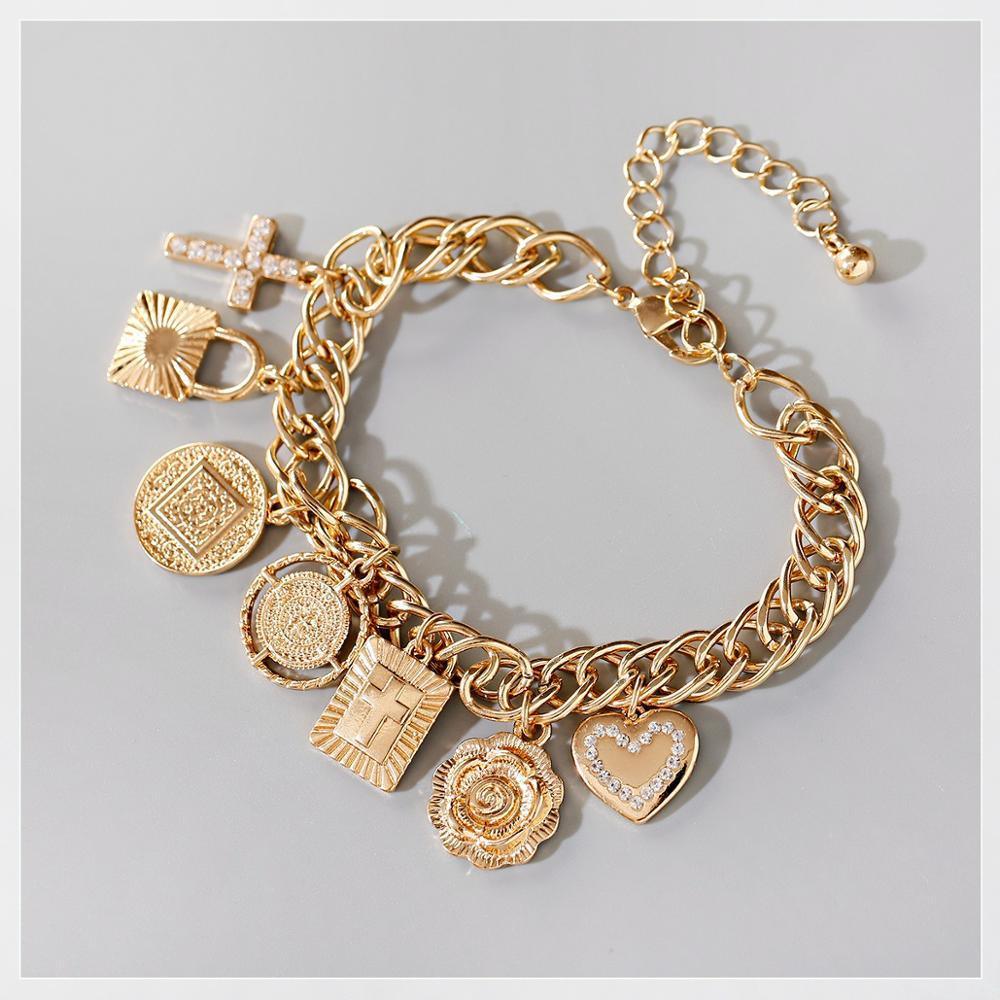 Pulsera ajustable con colgantes - Charme Lux
