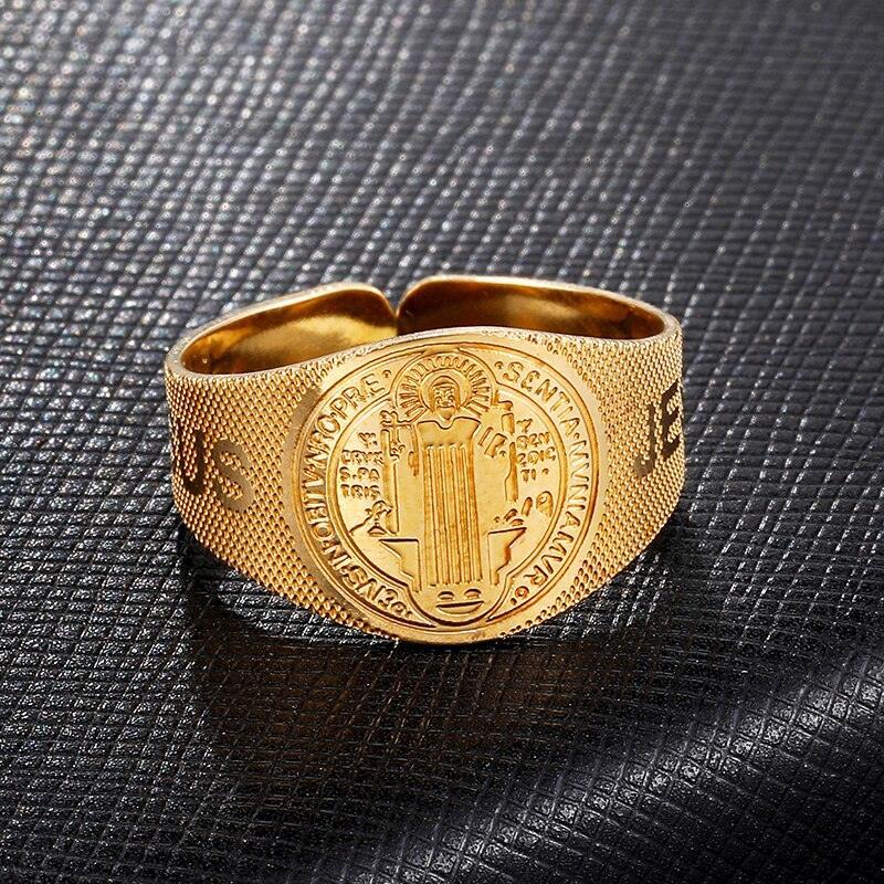 Pulsera y anillo - Sacris Lumen Gold