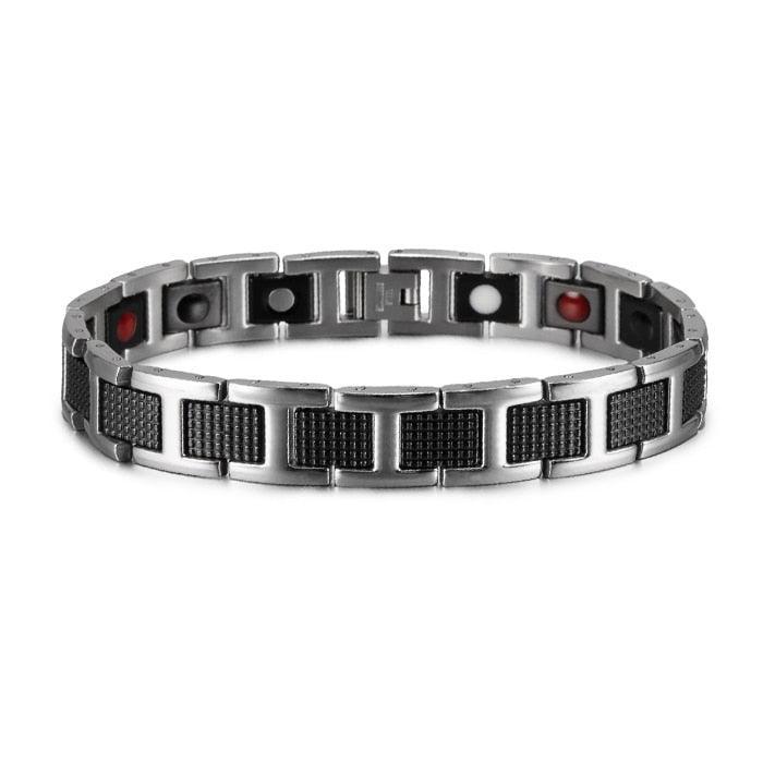 Pulseira magnética em aço