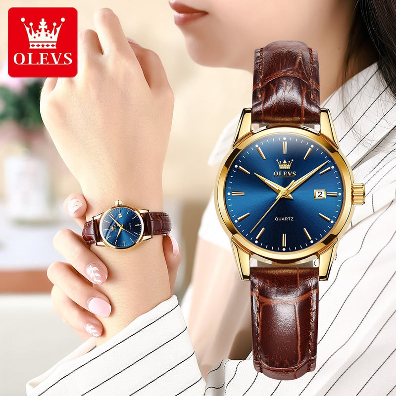 OLEVS Relógio Feminino Original Clássico Quartzo 6898 - Elegância e Versatilidade