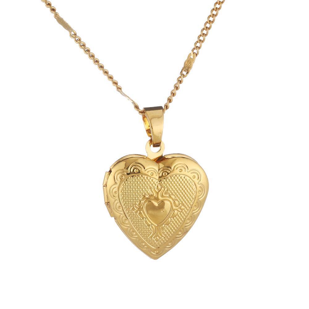 Cadena y colgante de acero - Corazón de María