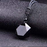Collar de obsidiana negra - Obsidiana negra