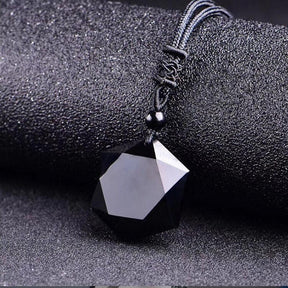 Collar de obsidiana negra - Obsidiana negra