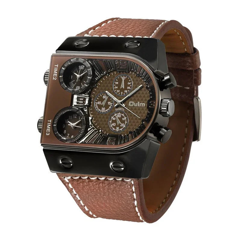 Men's Three Time Zone Watch 9315