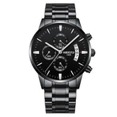 Reloj casual antiarañazos para hombre: un look encantador que brilla