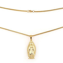 Amuleto Virgem Maria - Banhado a Ouro - Sundian