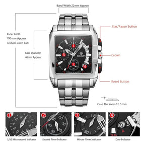 Sundian Square Clock MP082