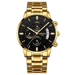 Reloj casual antiarañazos para hombre: un look encantador que brilla