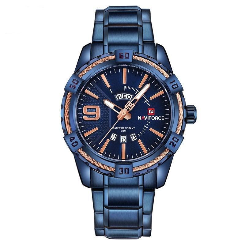 Relógio Casual Masculino Luxury Gold - Original – Elegância e conforto para o dia a dia