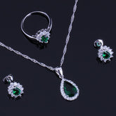 Conjunto Esmeralda - Flor Esmeralda