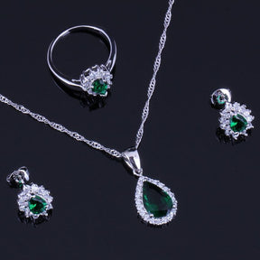 Conjunto Esmeralda - Flor Esmeralda