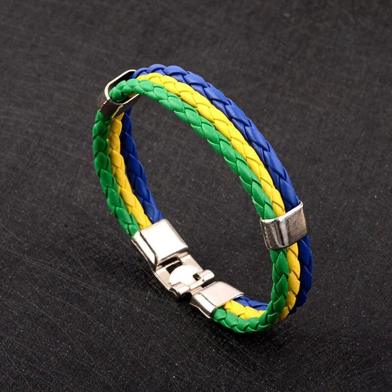 Leather Bracelet Various Countries