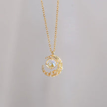 Collar y colgante - Cielo estrellado