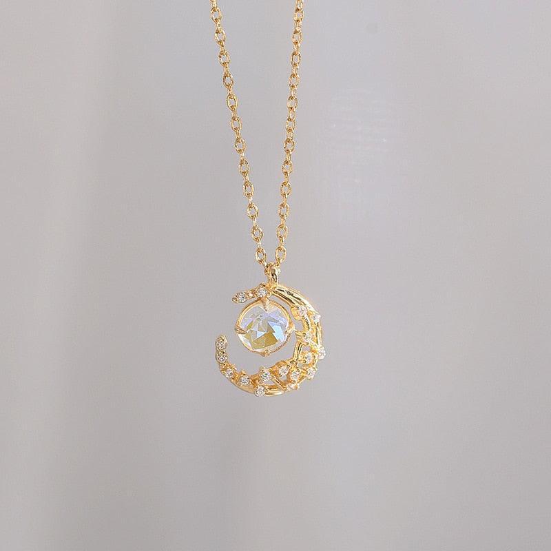 Collar y colgante - Cielo estrellado