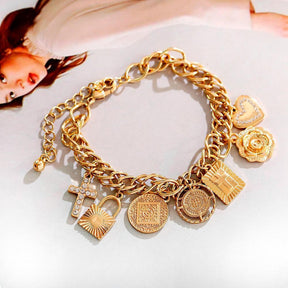 Pulsera ajustable con colgantes - Charme Lux