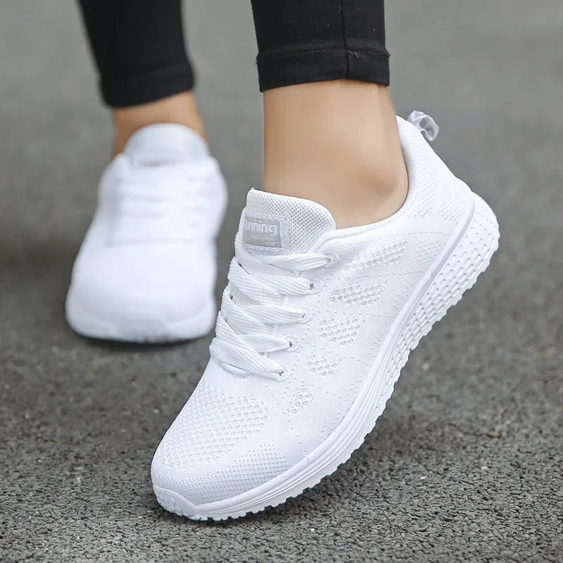 Tênis Feminino Casual | Leve, Respirável e Confortável