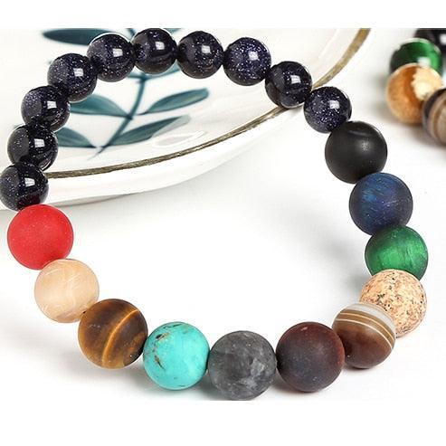 Pulsera con 12 Piedras Naturales - Universo