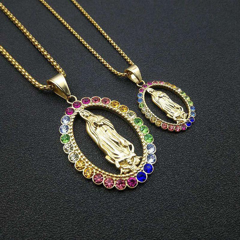 Collar de la Virgen María Multicolor - Vitral
