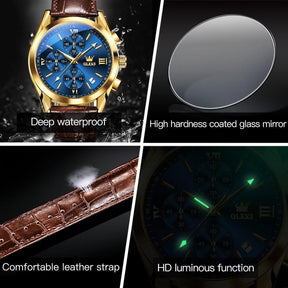 OLEVS Men's Casual Watch - Premium - Charming look to shine