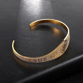 Pulsera y anillo - Sacris Lumen Gold