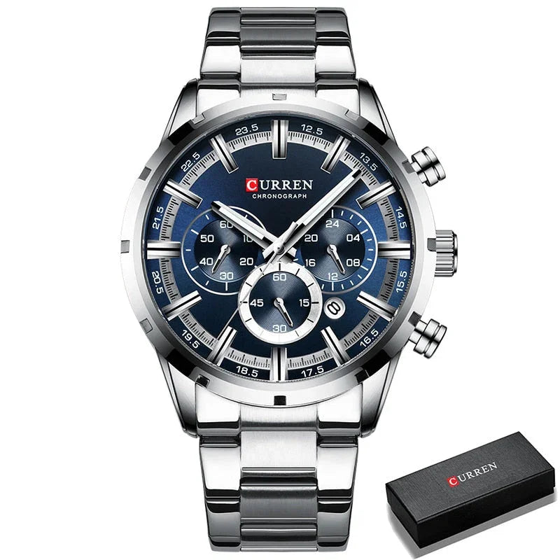 Relógio Masculino Curren + Caixa Brinde – Simplesmente irresistível