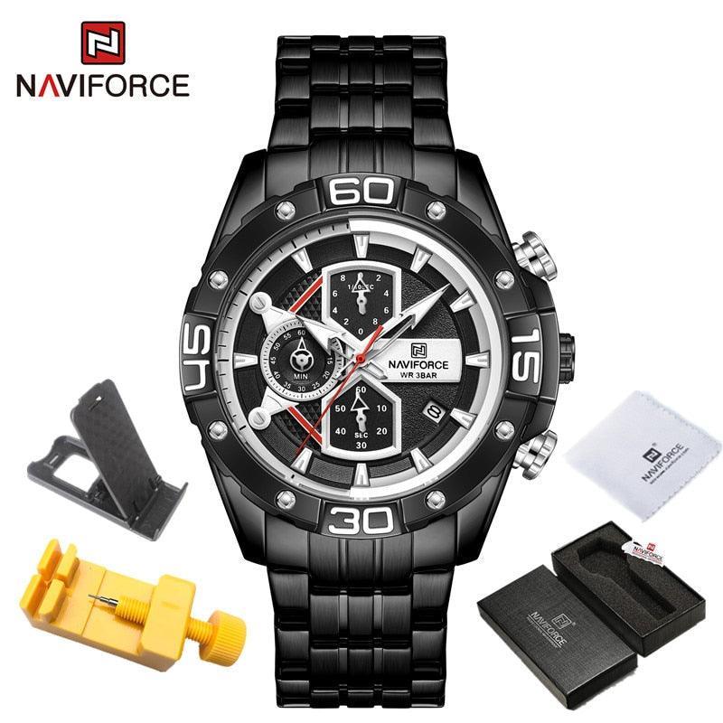 Relógio Casual Masculino NAVIFORCE Sport For Men – Toque suave e visual encantador