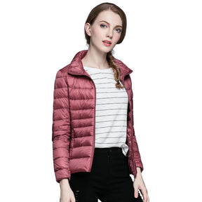 Jaqueta Puffer Feminina Impermeável Ultraleve Dobrável – Elegância e conforto para o dia a dia