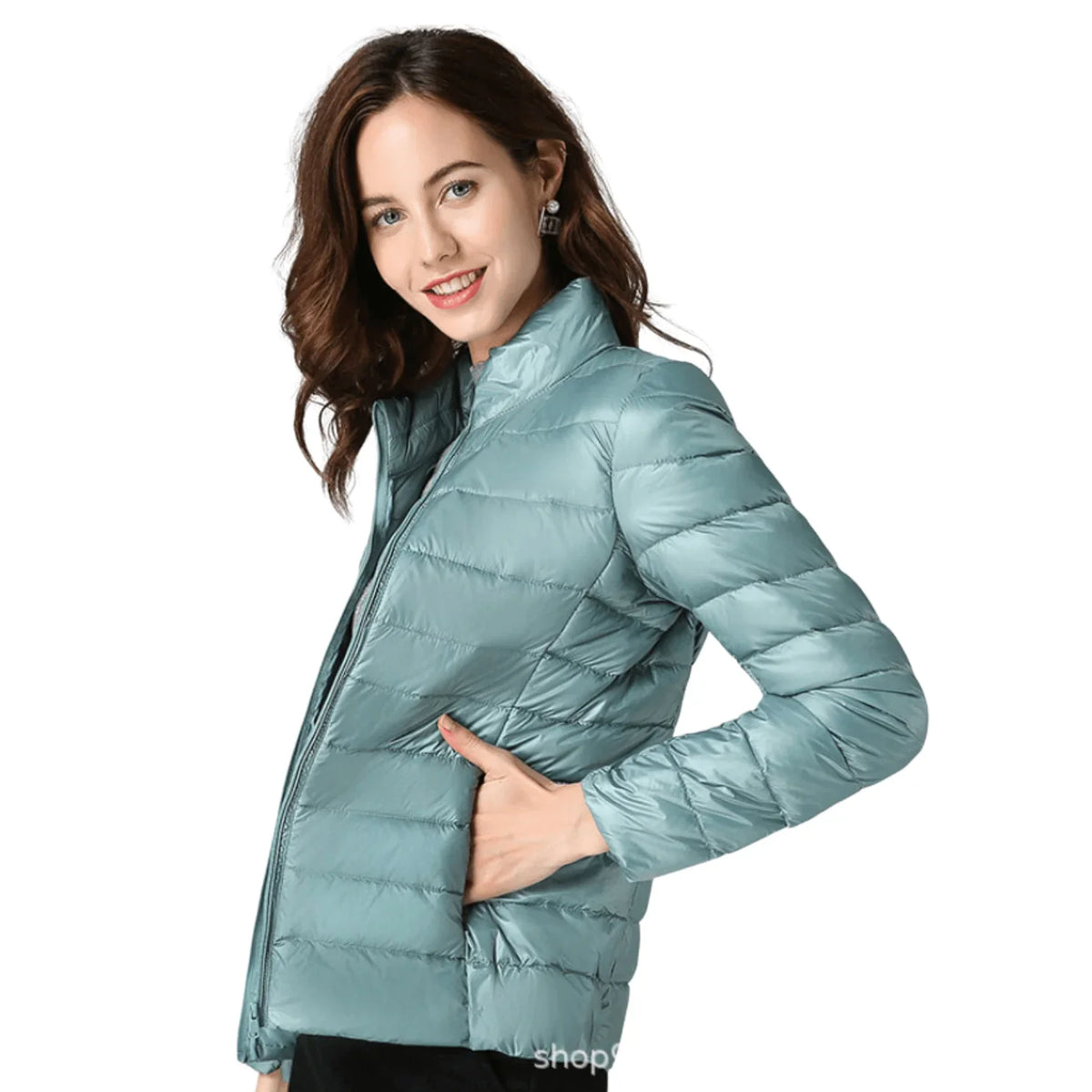 Women's Ultralight Waterproof Foldable Puffer Jacket - Elegance and comfort for everyday wear