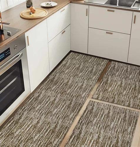 Set of 3 Geometric Non-Slip Kitchen Rugs