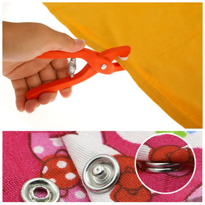 Fastener Pliers Kit + 400 Snap Buttons - SnapFix