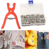 Fastener Pliers Kit + 400 Snap Buttons - SnapFix