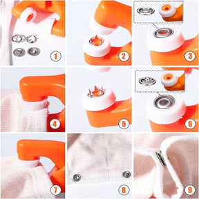 Fastener Pliers Kit + 400 Snap Buttons - SnapFix