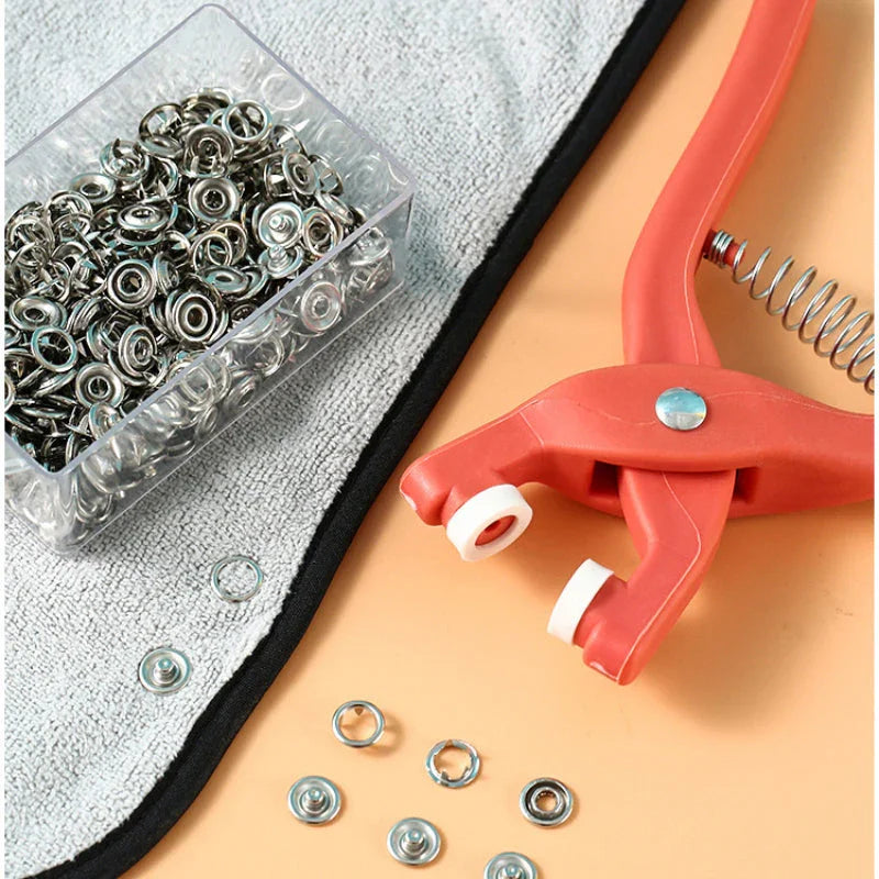 Fastener Pliers Kit + 400 Snap Buttons - SnapFix