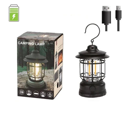 Lamparina Portátil Elétrica com Iluminação 360°