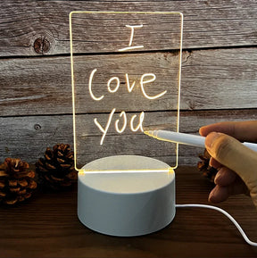 Creative Message Board Light