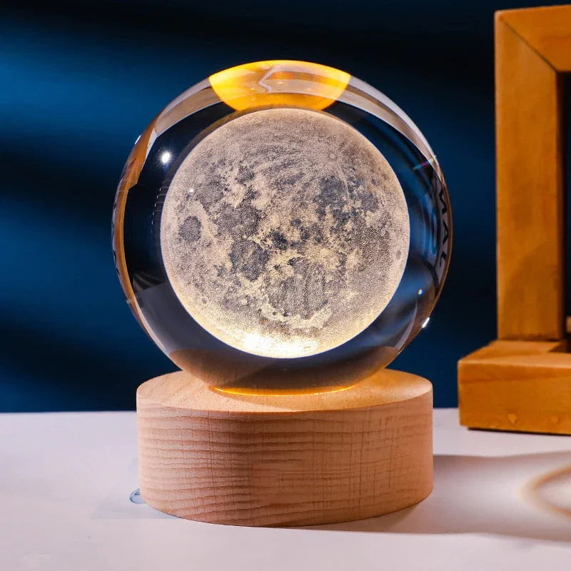 Lámpara decorativa espacial 3D - Brillo cósmico