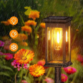 Lámpara LED solar impermeable para jardín - SolarShine