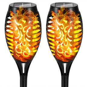 Waterproof Solar LED Torch Light - FireGlow