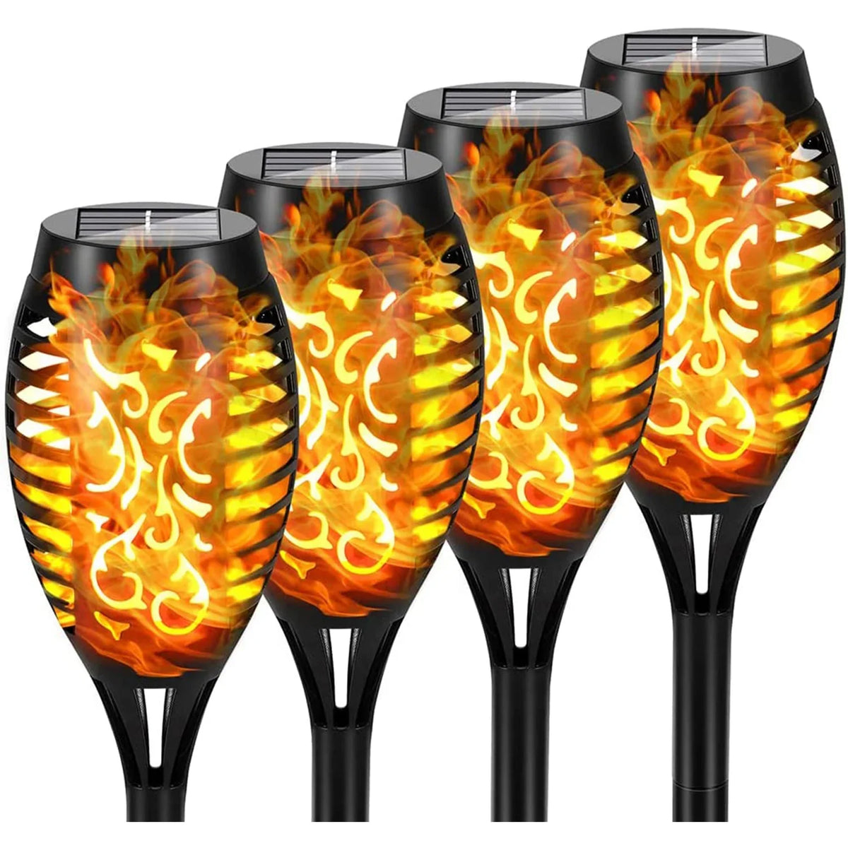 Waterproof Solar LED Torch Light - FireGlow