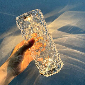 Luminária de Luxo Cristal Light 16 Cores - Sensível ao Toque + Controle Remoto