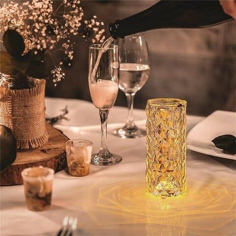 Luxury Crystal Light Lamp 16 Colors - Touch Sensitive + Remote Control