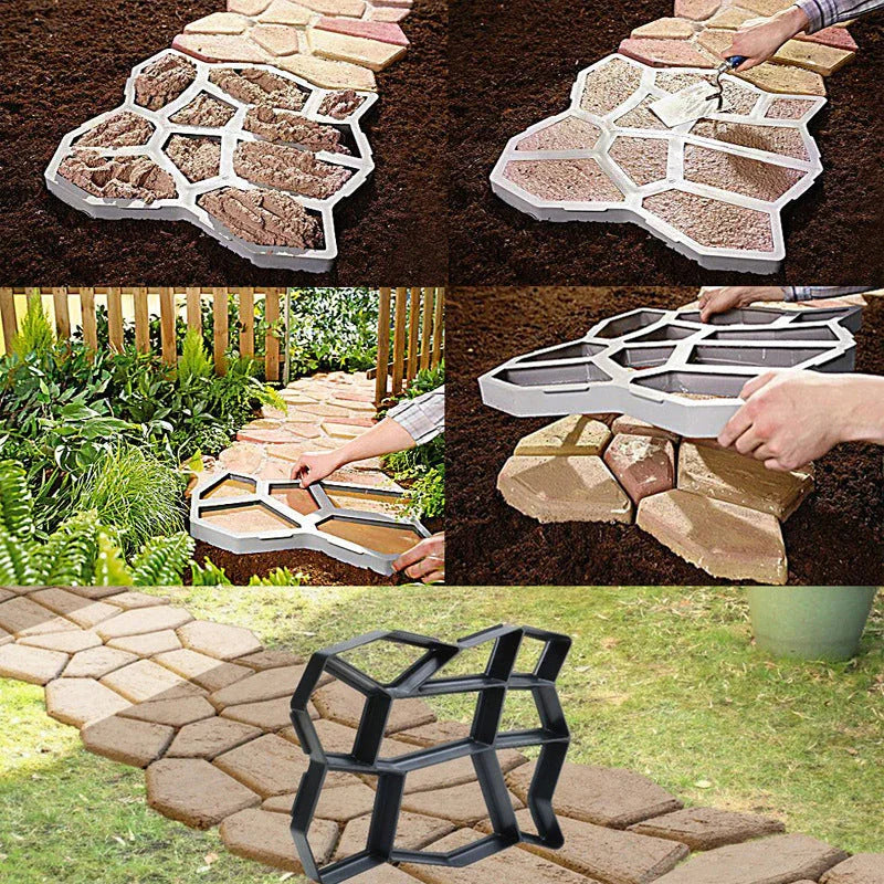 Molde con forma de suelo para decoración de jardín