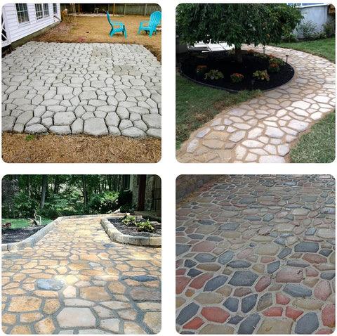 Molde con forma de suelo para decoración de jardín