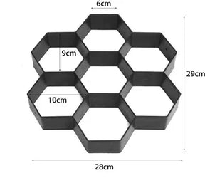 Molde con forma de suelo para decoración de jardín
