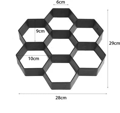 Molde con forma de suelo para decoración de jardín