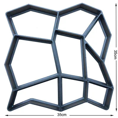 Molde con forma de suelo para decoración de jardín