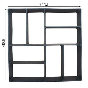 Molde con forma de suelo para decoración de jardín